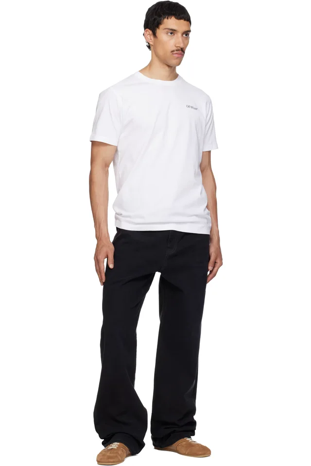 Off-White White Metal Arrow Slim T-shirt, photo 4 of 4 from SSENSE