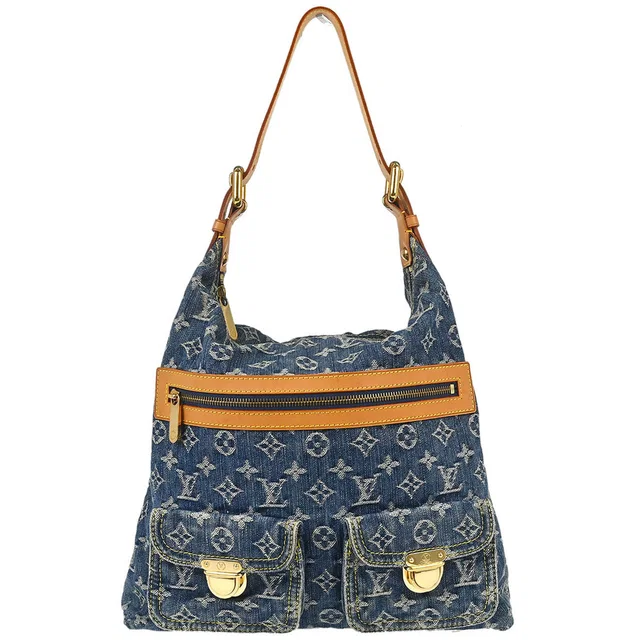 Louis Vuitton Monogram Denim Baggy GM 2way Shoulder Bag M95048 in Denim from AMORE Vintage Tokyo