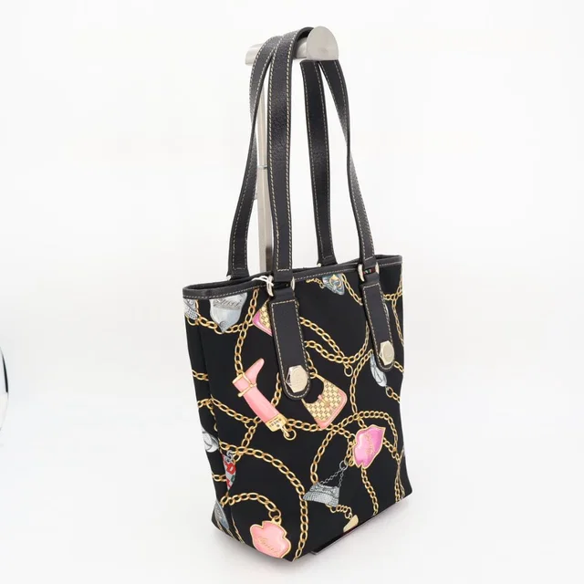 Gucci Chain Pattern Tote Shoulder Bag in Satin from The Reluxe