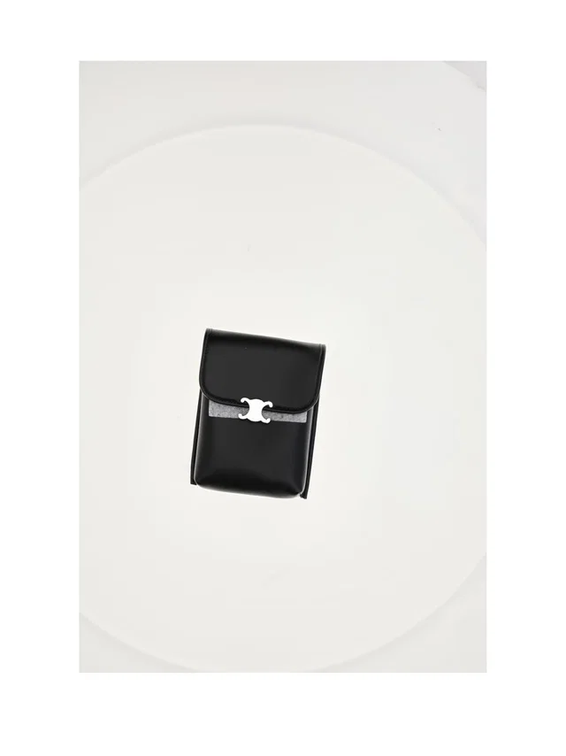 Celine Lambskin Wallet — Black in Black Lambskin from HEWI