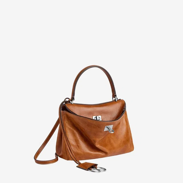Balenciaga Rodeo Shoulder Bag — Brown Calfskin Leather in Brown Calfskin from HEWI