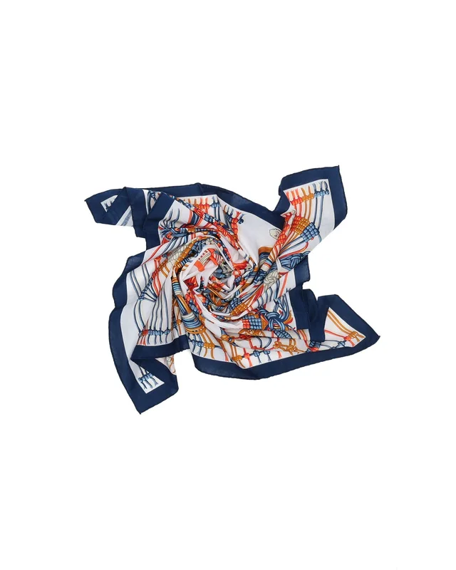 Hermès Carré 90 Macramé Cotton Scarf from A Retro Tale