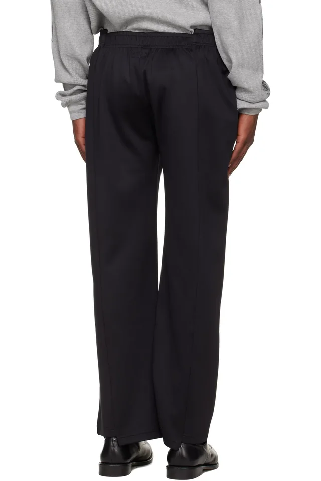 VETEMENTS Black Cut-Up Athletic Sweatpants, photo 3 of 4 from SSENSE