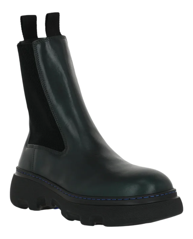 Burberry Creeper Chelsea Boots in multi, photo 2 of 6 from ShopSimon