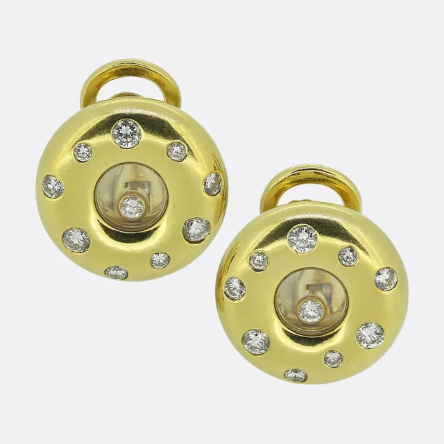 Chopard Happy Diamonds Earrings from The Vintage Jeweller
