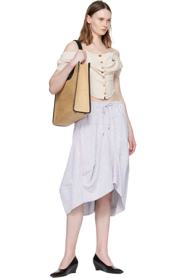 Vivienne Westwood Beige Troy Tote, photo 4 of 4 from SSENSE