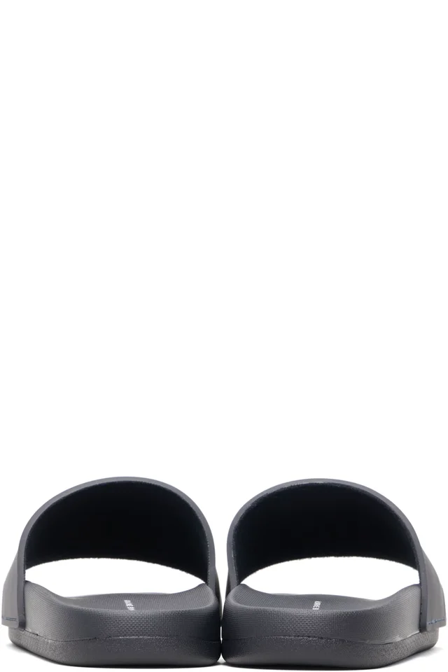 ANINE BING Navy Isla Slides, photo 2 of 2 from SSENSE