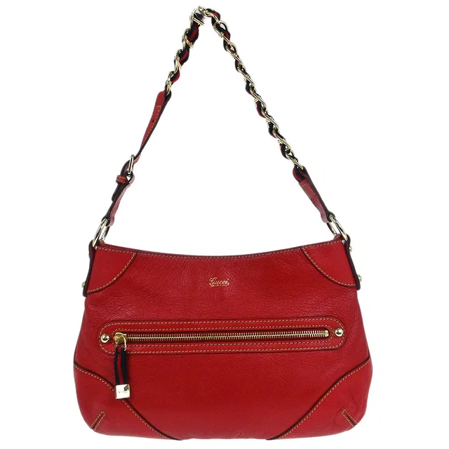 Gucci Brown Bamboo 2way Shoulder Handbag in Brown Leather from AMORE Vintage Tokyo