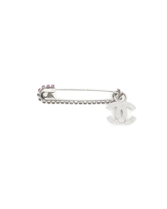 Chanel Coco Mark Rhinestone Pin Brooch from A Retro Tale, photo 3 of 3