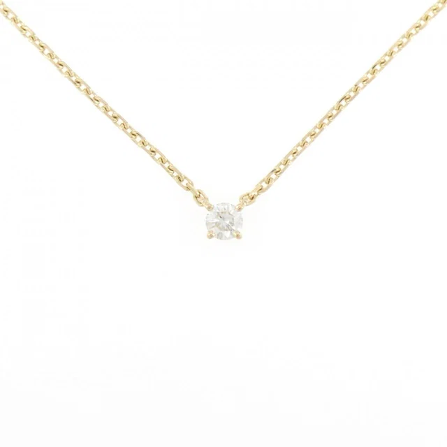Cartier Love Support 750 Yellow Gold Diamond Necklace in Yellow from LuxUness