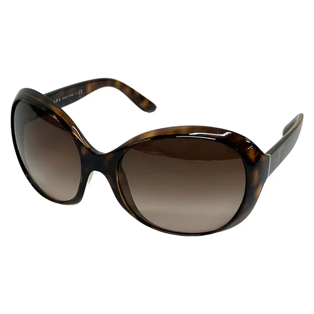 Prada Sunglasses Dark Brown Black Eyewear in Black from The Reluxe