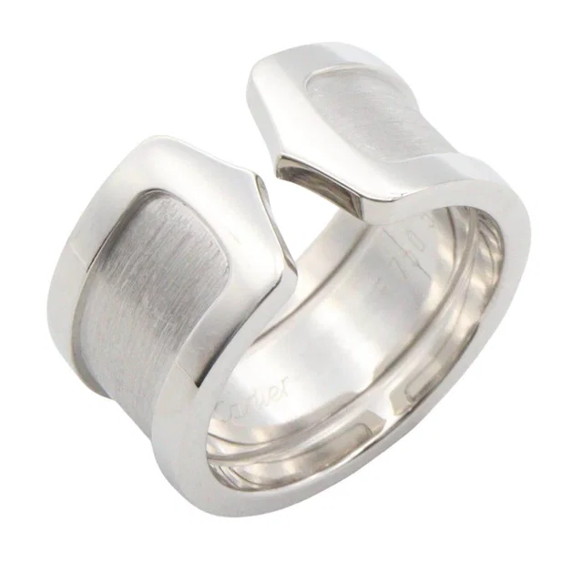 Cartier C2 Wide Au750 Ring Size 10 from LuxUness