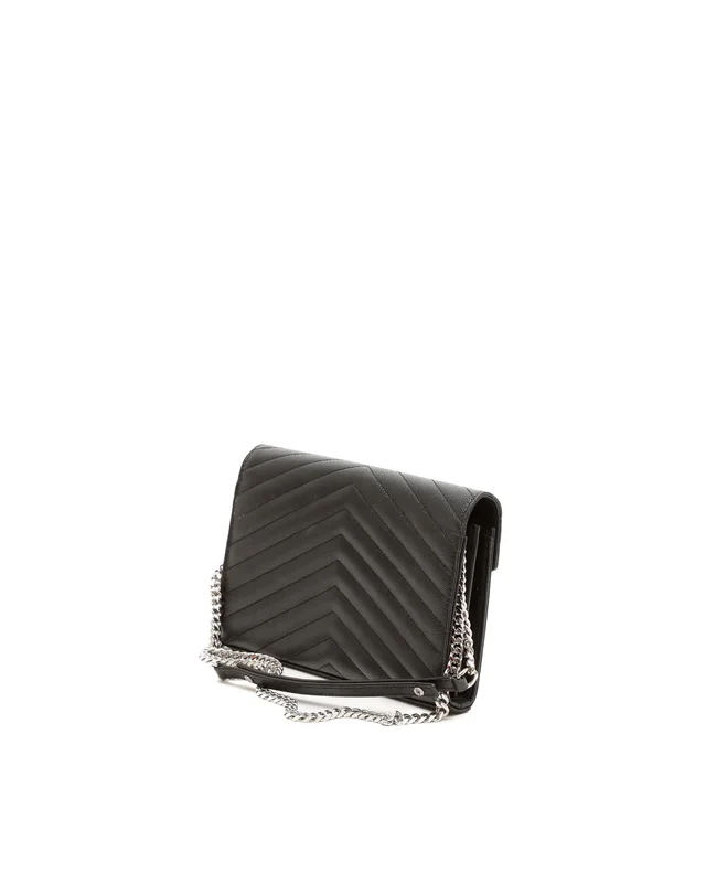 Saint Laurent Cassandre Wallet on Chain Bag in Leather from A Retro Tale, photo 3 of 7