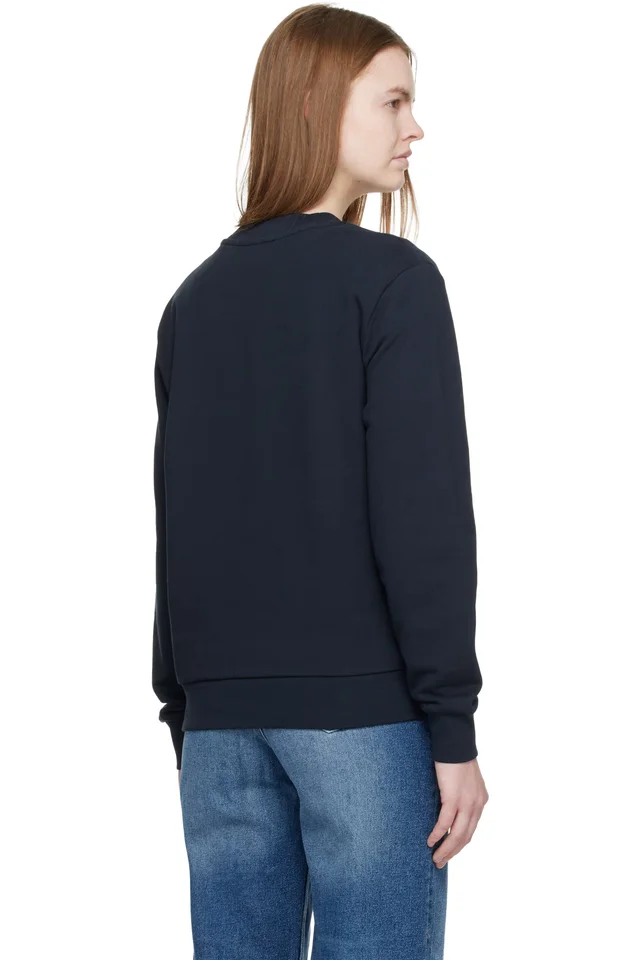 A.P.C. Navy Standard Grand 'VPC' Sweatshirt, photo 3 of 4 from SSENSE