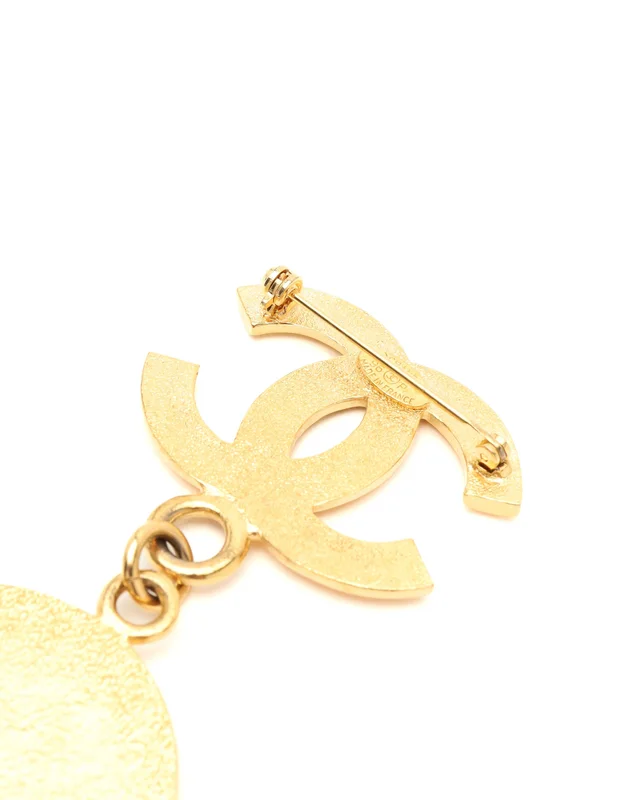 Chanel Coco Mark Brooch in Wool from A Retro Tale, photo 4 of 5
