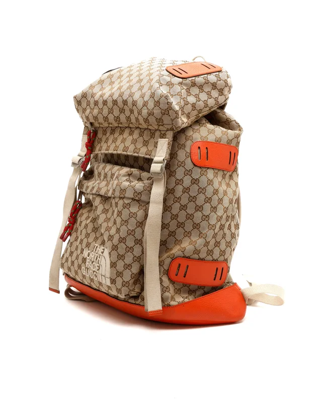 Gucci x The North Face GG Backpack in Canvas from A Retro Tale, photo 2 of 14
