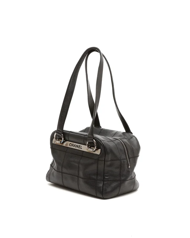 Chanel Chocolate Bar Handbag in Brown Caviar leather from A Retro Tale, photo 2 of 9
