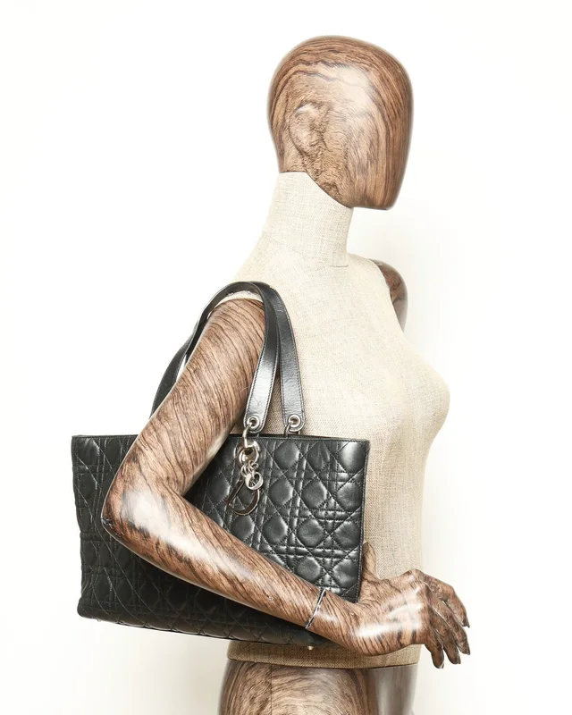 Cannage Lady Dior Tote Bag in Leather from A Retro Tale, photo 9 of 9