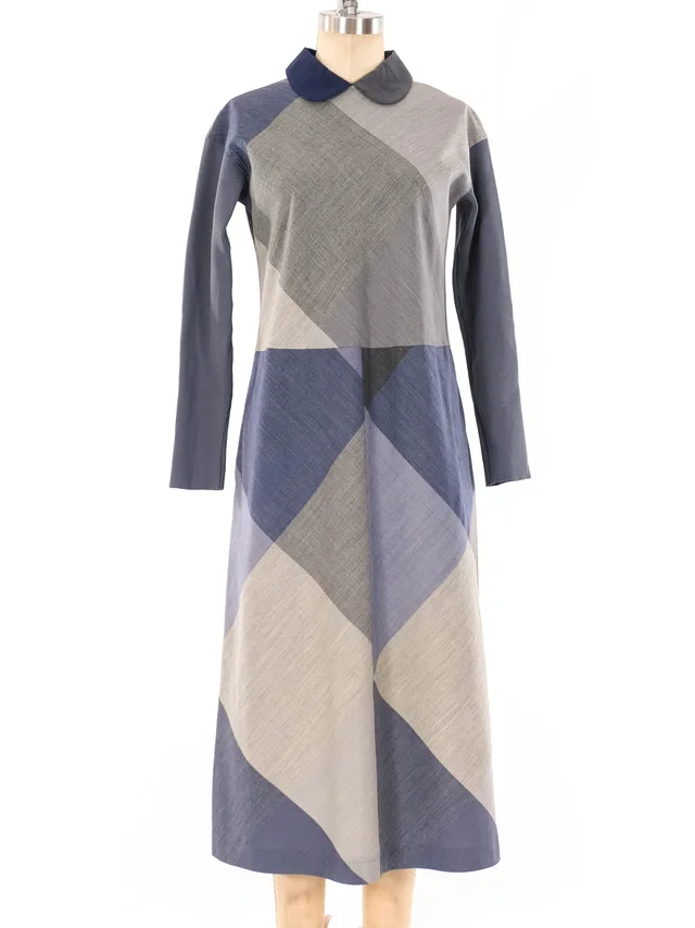 Comme des Garçons Chambray Patchwork Dress from Arcade Vintage