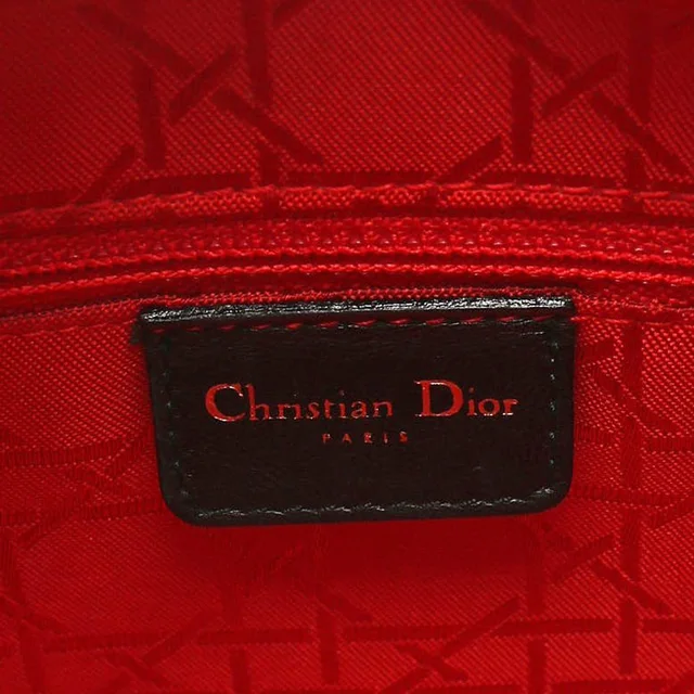 Large Lady Dior Bag in Leather from A Retro Tale, photo 9 of 10