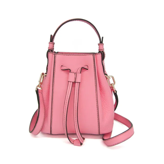 Furla MIASTELLA Mini Bucket Bag WB00592 Women's Leather Handbag,Shoulder Bag Pink in Pink Leather from Elady