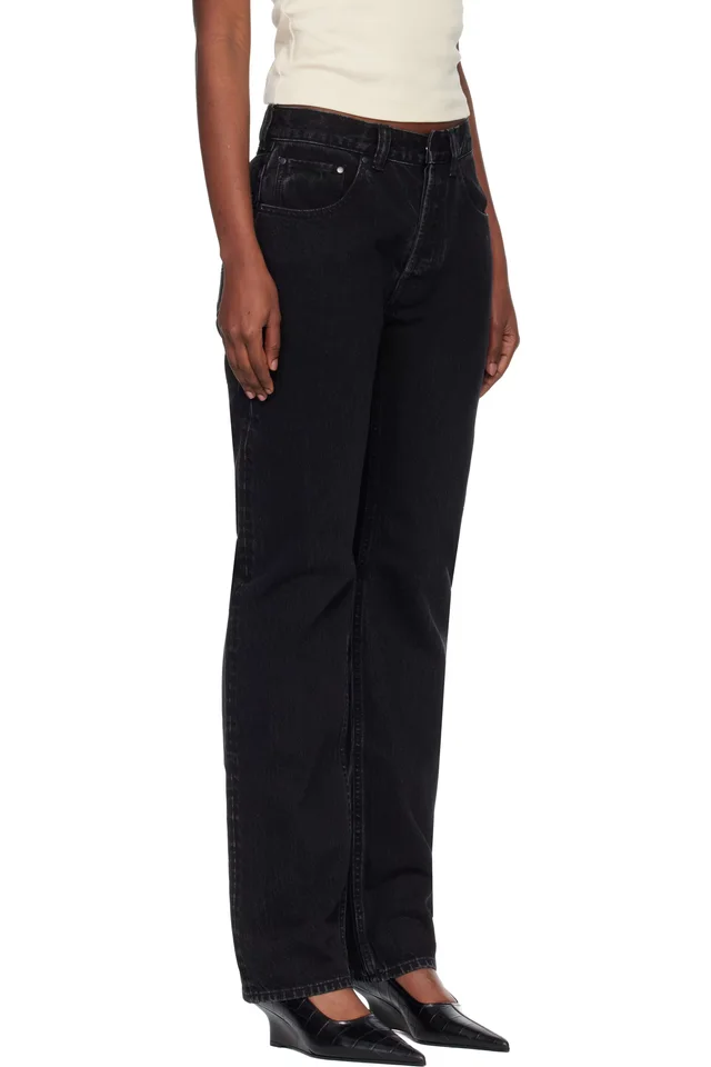 Entire Studios Black Slem Jeans, photo 2 of 4 from SSENSE