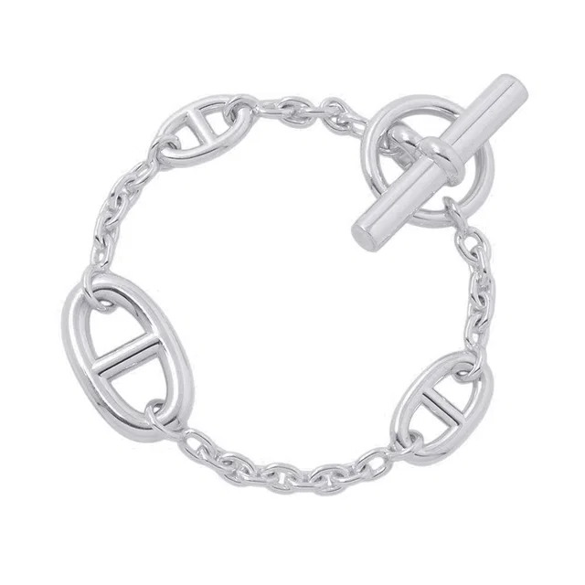 Hermès Chaine d'Ancre Farandole Bracelet Size SH SV925 from GALLERY RARE