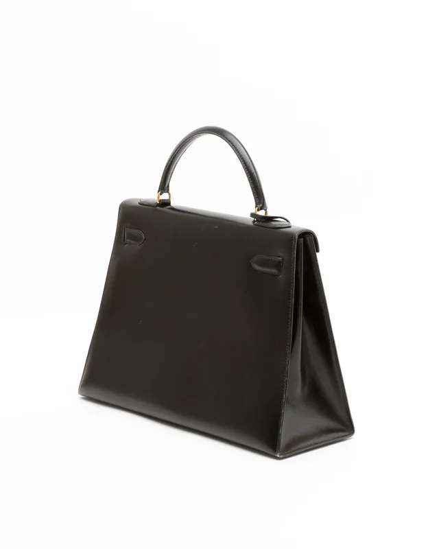 Hermès Kelly Sellier 32 Box Bag in Box leather from A Retro Tale, photo 3 of 14