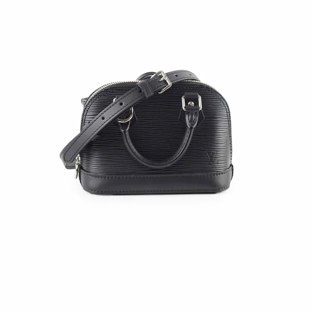 Louis Vuitton Alma Nano Epi Black in Black Leather from The Purse Affair