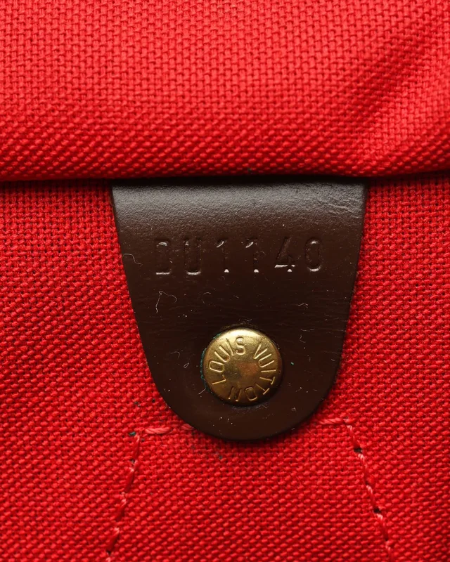 Louis Vuitton Damier Ebene Speedy 35 Bag in Brown Canvas from A Retro Tale, photo 9 of 10