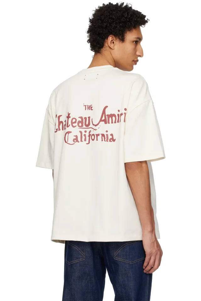 AMIRI Off-White MA Chateau Oversized T-shirt, photo 3 of 4 from SSENSE