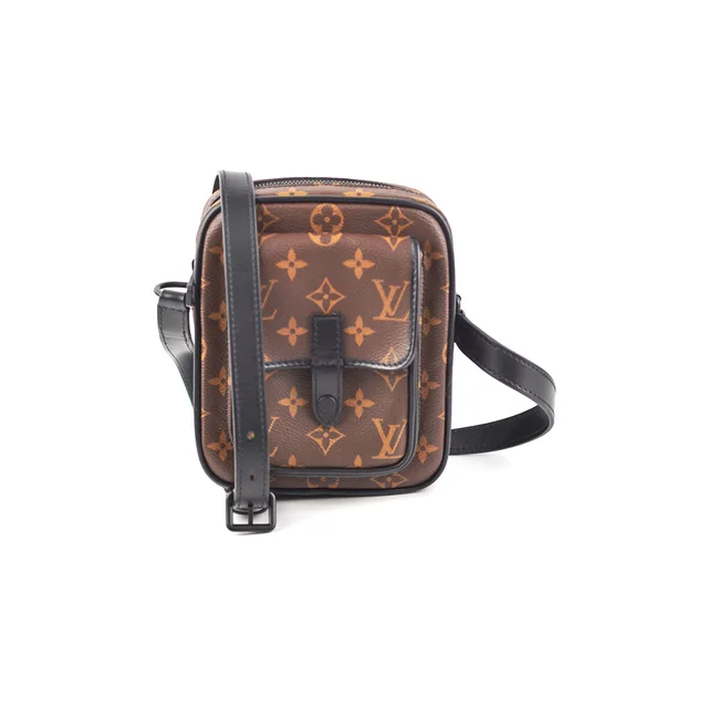 Louis Vuitton Monogram Macassar Christopher Shoulder Bag from The Purse Affair