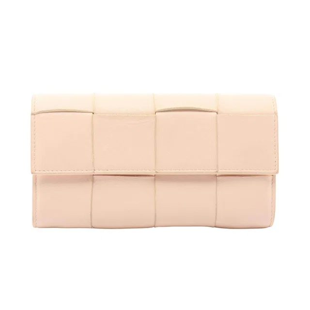 Bottega Veneta Intrecciato Leather Long Wallet in Woven leather from LuxUness