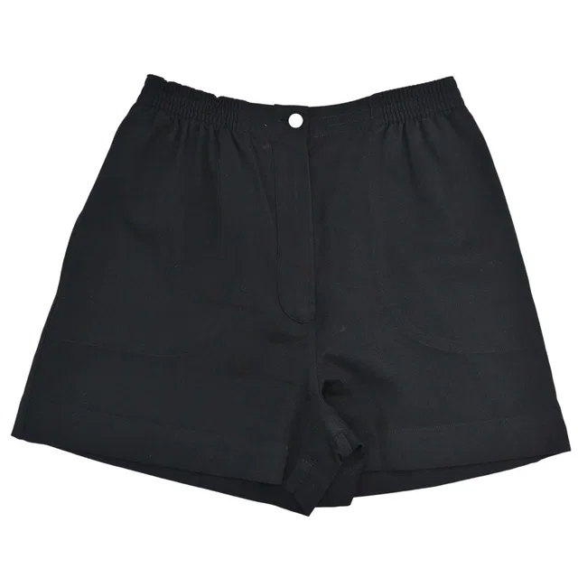 Chanel 1995 Short Pants Black #36 in Black Wool from AMORE Vintage Tokyo