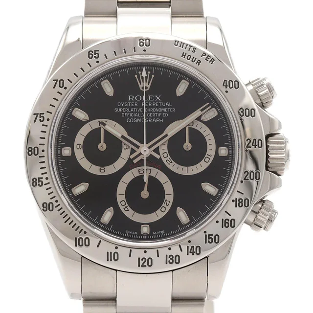 Rolex Daytona 116520 SS Automatic random number in Dial color: black Case: stainless steel Bracelet: stainless steel from KOMEHYO
