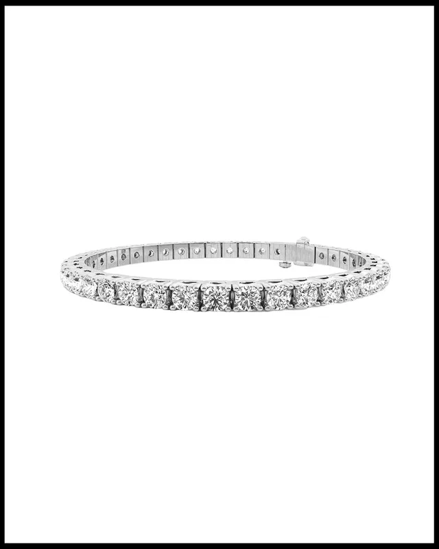 Diana M Lab Grown Diamonds Diana M. Fine Jewelry 14K 7.00 ct. tw. Lab Grown Diamond Tennis Bracelet, image 1 of 1 from Rue La La