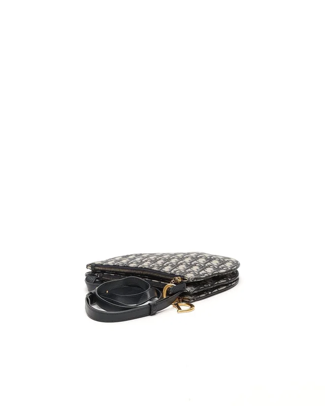 Dior Saddle Oblique Trio Pouch Bag in Canvas from A Retro Tale, photo 5 of 7