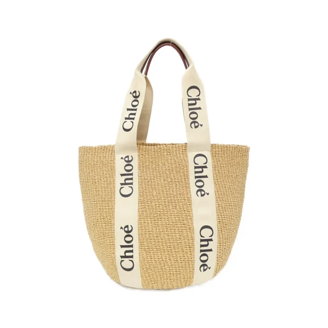 Chloé クロエ ウッディ ラージ バスケット CHC21US380 E65 バッグ in 101/WHITE(ホワイト) from KOMEHYO