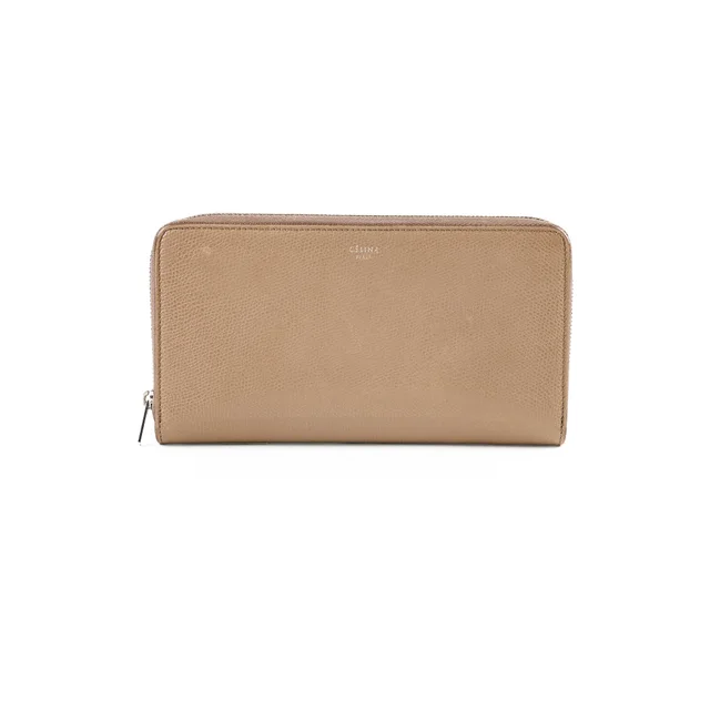 Celine Long Wallet Dark Beige in Beige Leather from The Purse Affair