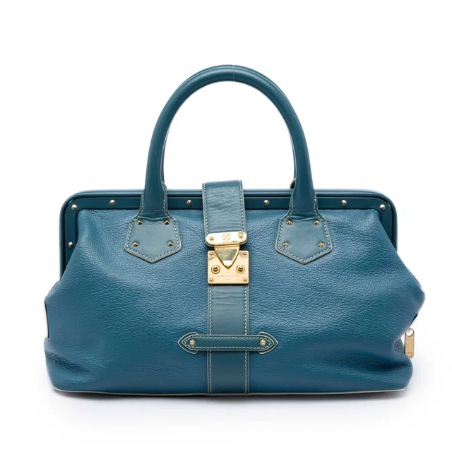 Blue Louis Vuitton Suhali Lingenieux PM Handbag in Blue Leather from Designer Revival