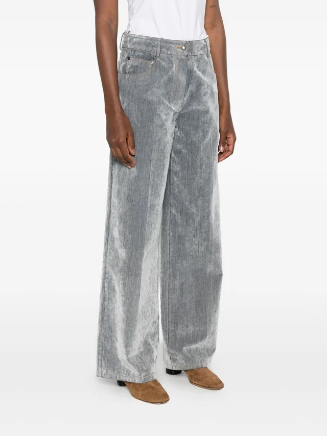 Forte Forte velvet-finish trousers, photo 3 of 5 from SENSER