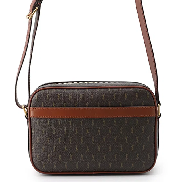 Saint Laurent Le Monogram Camera Bag Brown669957 PVC Leather in Leather from GALLERY RARE