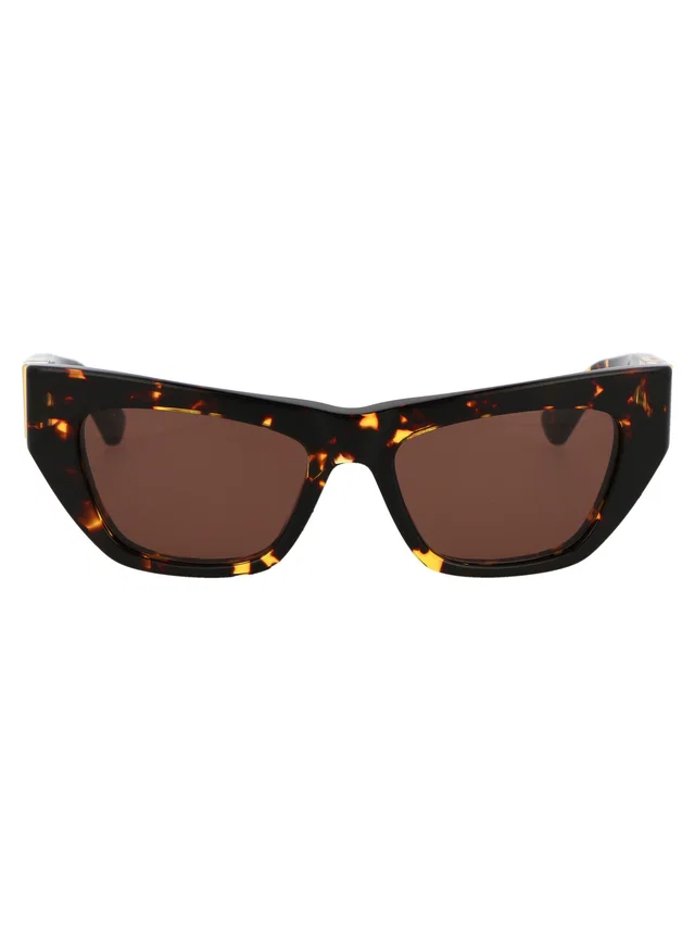 Bottega Veneta Bv1177s Tortoiseshell Acetate Sunglasses — Brown in Brown from HEWI