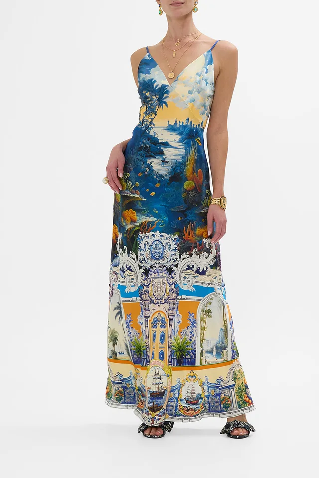 Camilla eBoutique V NECK FULL LENGTH BIAS SLIP DRESS SONG OF SAINT ANTHONY from CAMILLA, photo 1 of 1