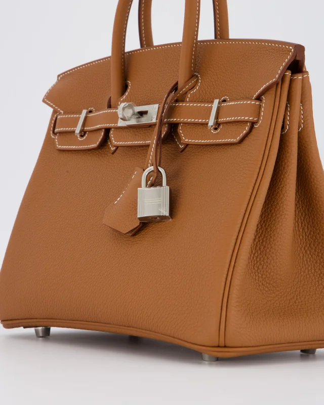 Hermès Birkin 25 Retourne Bag in Gold Togo leather from Sellier, photo 11 of 21