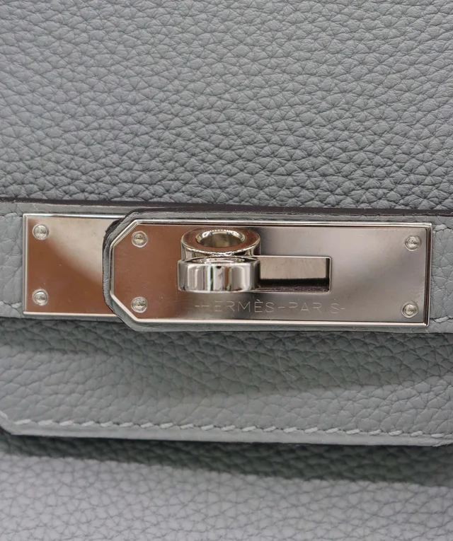 Hermès B35 Gris Mouette in Grey from Luxury Promise, photo 10 of 12