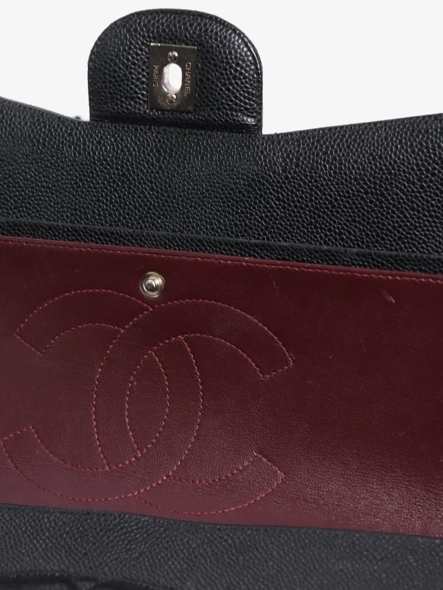 Chanel Black Caviar Jumbo 2012 Classic Double Flap in Black Caviar leather from Sign of the Times, photo 15 of 16