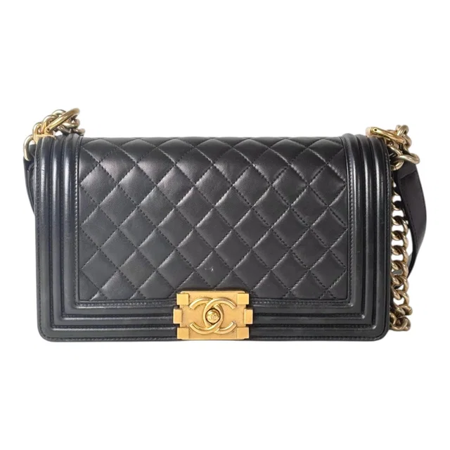 Chanel Leboy Bag Black Small in Black from Luxury Promise
