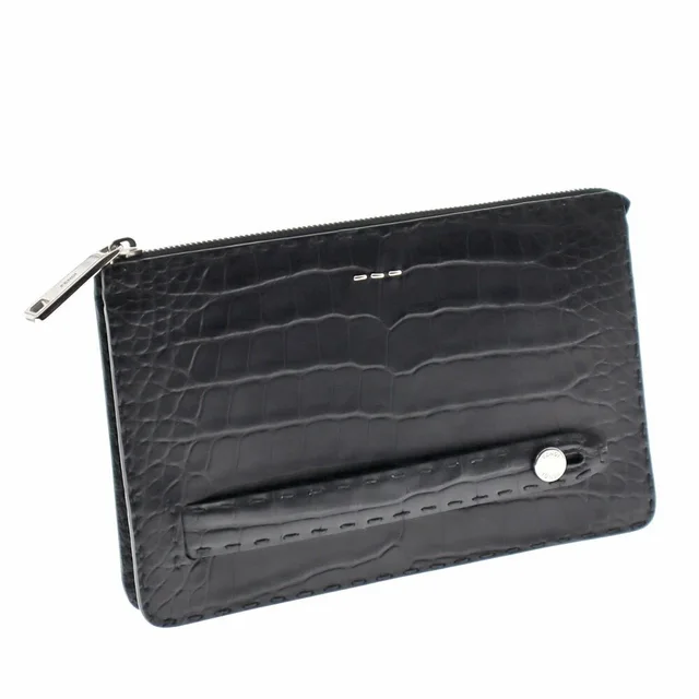 Fendi Selleria Clutch Bag Leather Black Shoulder in black Leather from Poshmark, photo 1 of 1