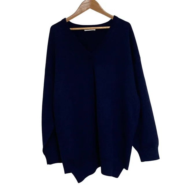 Balenciaga V Neck Cashmere Knit in Cashmere from LuxUness